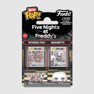 Φιγούρα Funko POP! Bitty 2-Pack Five Nights at Freddy's (FNAF) - Withered Foxy and Marionette