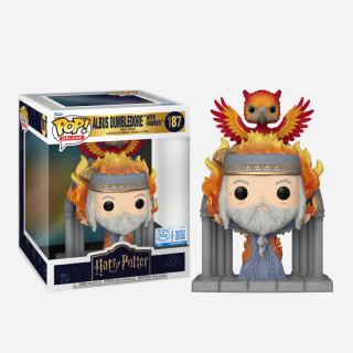 Φιγούρα Funko POP! Deluxe Harry Potter - Albus Dumbledore with Fawkes (Special Edition) #187