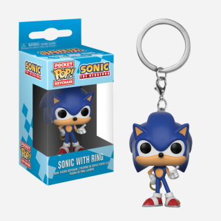 Μπρελόκ Φιγούρα Funko Pocket POP! Keychain Sonic The Hedgehog - Sonic with Ring