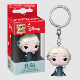 Μπρελόκ Φιγούρα Funko Pocket POP! Keychain Disney Princess - Elsa (Winter Outfit) (Christmas)