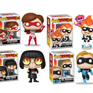 Bundle of 4 Φιγούρες Funko POP! Disney - The Incredibles - JJ and Syndrome / Edna Mode / Elastigirl / Mr. Incredible