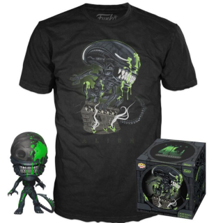 Φιγούρα Funko POP! & Tee Box - Movies - Alien 40 Years Anniversary - Xenomorph (M)