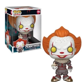 Φιγούρα Funko POP! Jumbo (25cm) IT Chapter 2 - Pennywise with Boat #786