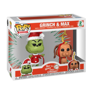 Φιγούρα Funko POP! How the Grinch Stole Christmas - Grinch and Max 2-Pack