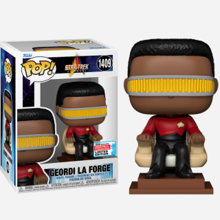 Φιγούρα Funko POP! Star Trek Universe - The Next Generation - Geordi La Forge (in Captain's Chair) (2023 Fall Convention Limited Edition) #1409
