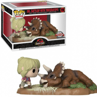 Φιγούρα Funko POP! Moment Jurassic Park - Dr. Sattler with Triceratops (Special Edition) #1198