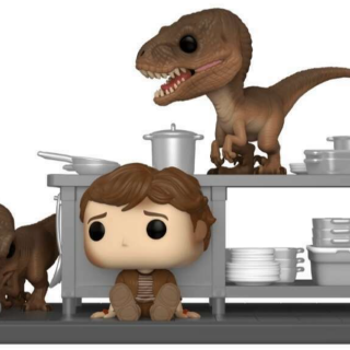 Φιγούρα Funko POP! Moment Jurassic Park - Tim Murphy with Velociraptors (Special Edition) #1199
