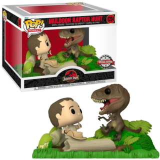 Φιγούρα Funko POP! Moment Jurassic Park - Muldoon Raptor Hunt (Special Edition) #1204