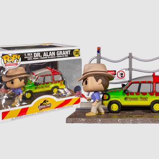 Φιγούρα Funko POP! Moment Jurassic Park - T.Rex Breakout - Dr. Alan Grant (Funko Special Edition) #1382
