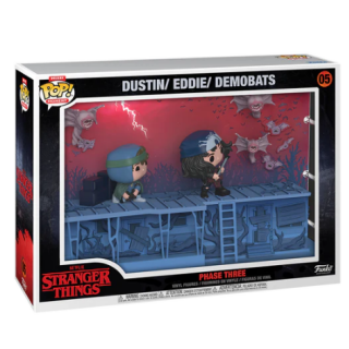 Φιγούρα Funko POP! Deluxe Moment Stranger Things - Phase Three - Dustin / Eddie / Demobats (Upside Down Guitar Solo) #05