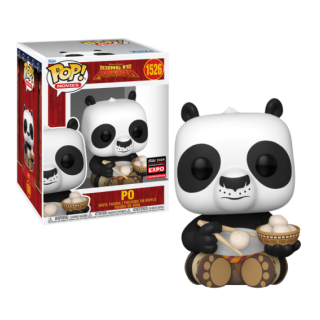 Φιγούρα Funko POP! Super (15cm) DreamWorks - Kung Fu Panda - Po (with Dumplings) (Entertainment Expo 2024 Limited Edition) #1526