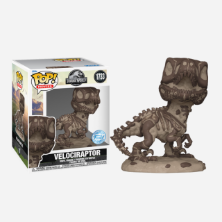 Φιγούρα Funko POP! Super (15cm) Jurassic World - Velociraptor (Fossil) (Special Edition) #1733