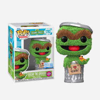 Φιγούρα Funko POP! Sesame Street - Oscar the Grouch (Flocked) (Special Edition) #1793