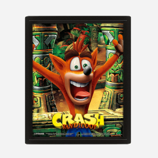 Framed 3D Print - Crash Bandicoot (Mask Power Up)