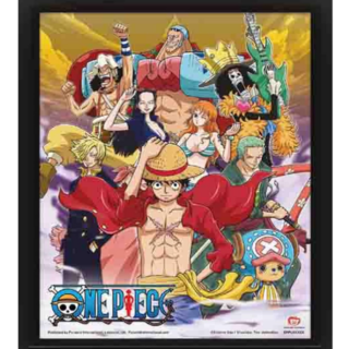 Framed 3D Print - One Piece (Straw Hat Crew - Victory)