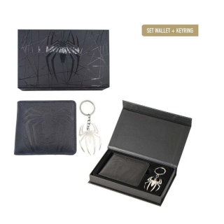 Gift Set Cerda (Wallet and Keyring) - Marvel - Spider-Man
