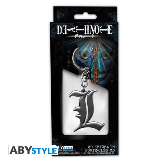 Μπρελόκ AbyStyle Metal Keychain - Death Note - L Symbol