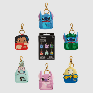 Loungefly Keychain - Cosplay Mystery Mini Backpack Charm - Disney - Lilo and Stitch