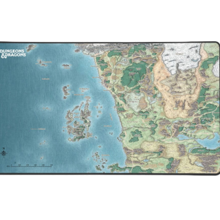 Flexible Mousepad - Dungeons & Dragons - Faerun Map