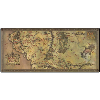 Pyramid Desk Mat - Lord of the Rings - Map of Middle Earth