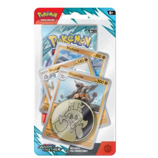 Pokemon TCG - Scarlet & Violet 9 - Journey Together - Premium Checklane Blister - Klinklang / Rhyperior (Random)