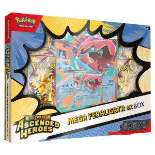 Pokemon TCG - Mega Evolution 2.5 - Ascended Heroes - Mega Feraligatr ex / Mega Emboar ex / Mega Meganium ex Box (Random)