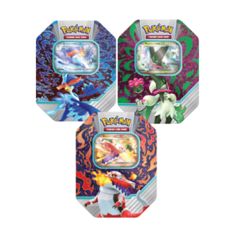 Pokemon TCG - Paldea Partners Tin 2023 - Quaquaval ex / Skeledirge ex / Meowscarada ex (Random Tin)