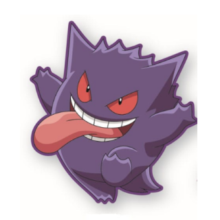 Λούτρινο Μαξιλάρι Plush Cushion - Pokemon - Gengar (36x30x4cm)