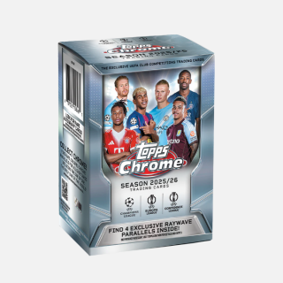 Κάρτες Sports Trading Cards - 2025-2026 Topps Chrome UEFA Club Competitions - Value Box (7 Packs)