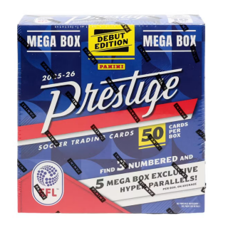 Sports Trading Cards Panini - 2025-26 Prestige EFL Soccer - Mega Box (10 Packs)