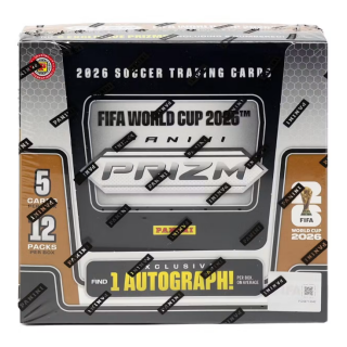 Sports Trading Cards Panini - 2026 FIFA World Cup Soccer - Prizm International Hobby Box (12 Packs)