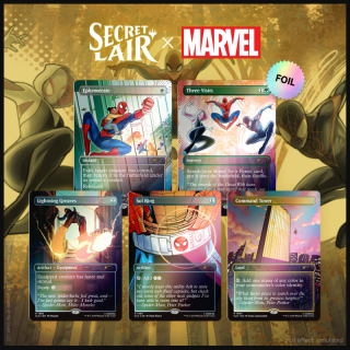 MtG Secret Lair - Marvel - Spider-Man - Heroic Deeds (Rainbow Foil Edition)