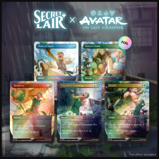 MtG Secret Lair - Avatar the Last Airbender - My Cabbages! (Rainbow Foil Edition)