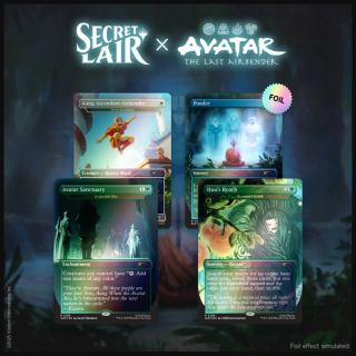 MtG Secret Lair - Avatar the Last Airbender - A Lot to Learn (Rainbow Foil Edition)