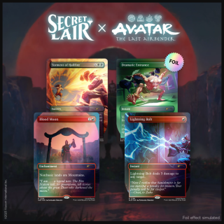 MtG Secret Lair - Avatar the Last Airbender - Everything Changed (Rainbow Foil Edition)