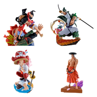 Φιγούρα Statue Megahouse - One Piece - Logbox Re Birth Mystery - Wano Kuni Vol. 1 (Luffy / Zoro / Oden / Shanks) (9cm) (Random)