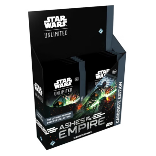 Star Wars Unlimited TCG - Booster Box (12 Packs) - Carbonite Edition - Ashes of the Empire